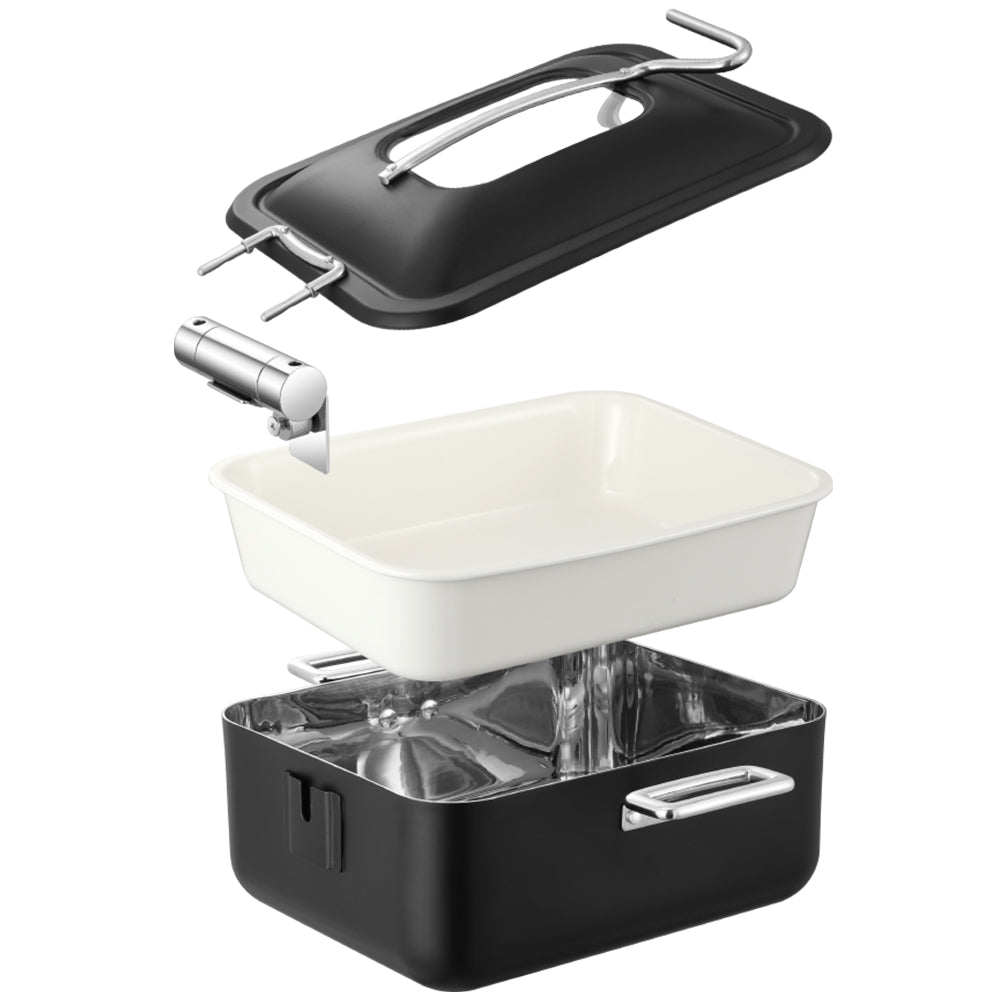 Gold Chafing Dish Set 5L Electric – Rectangular Stainless Steel Buffet Food Warmer for Catering