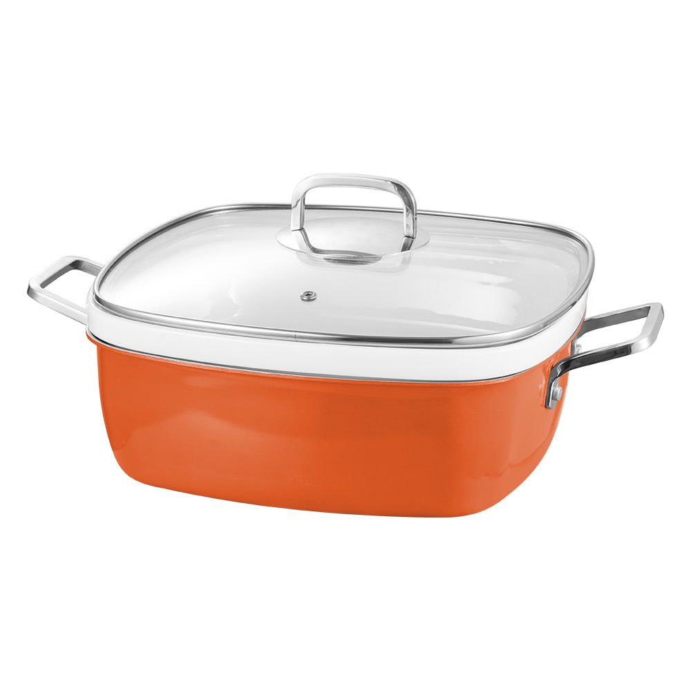 Edicel Square Stainless Steel Chafing Dish  | Hotel Buffet Food Warmer