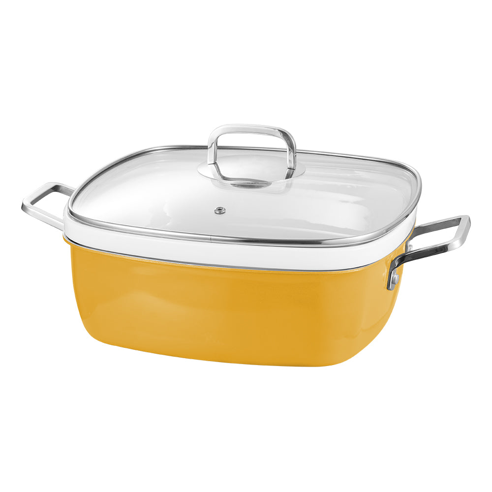 Edicel Square Stainless Steel Chafing Dish  | Hotel Buffet Food Warmer