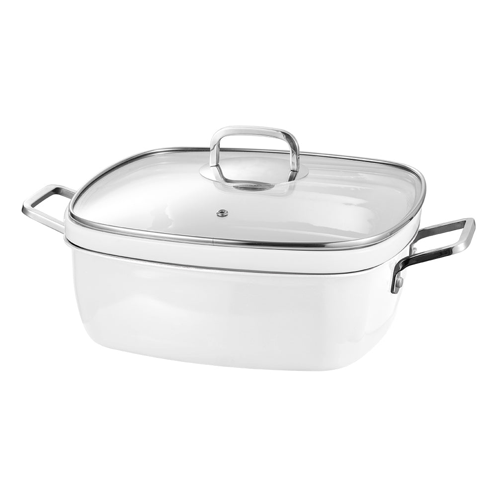 Edicel Square Stainless Steel Chafing Dish  | Hotel Buffet Food Warmer