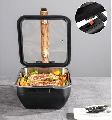 Edicel 5L Insert Lid Round Stainless Steel Chafing Dish for Hotel Buffet & Catering