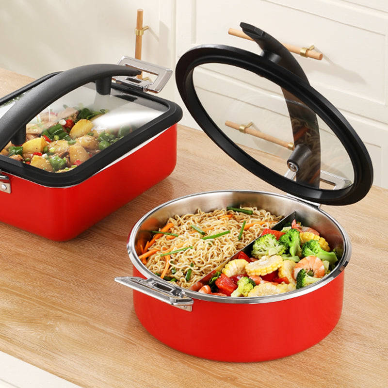 5L Insert Lid Round Stainless Steel Chafing Dish for Hotel Buffet & Catering