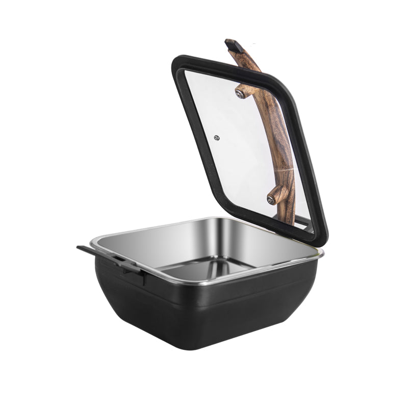 Edicel 5L Insert Lid Round Stainless Steel Chafing Dish for Hotel Buffet & Catering