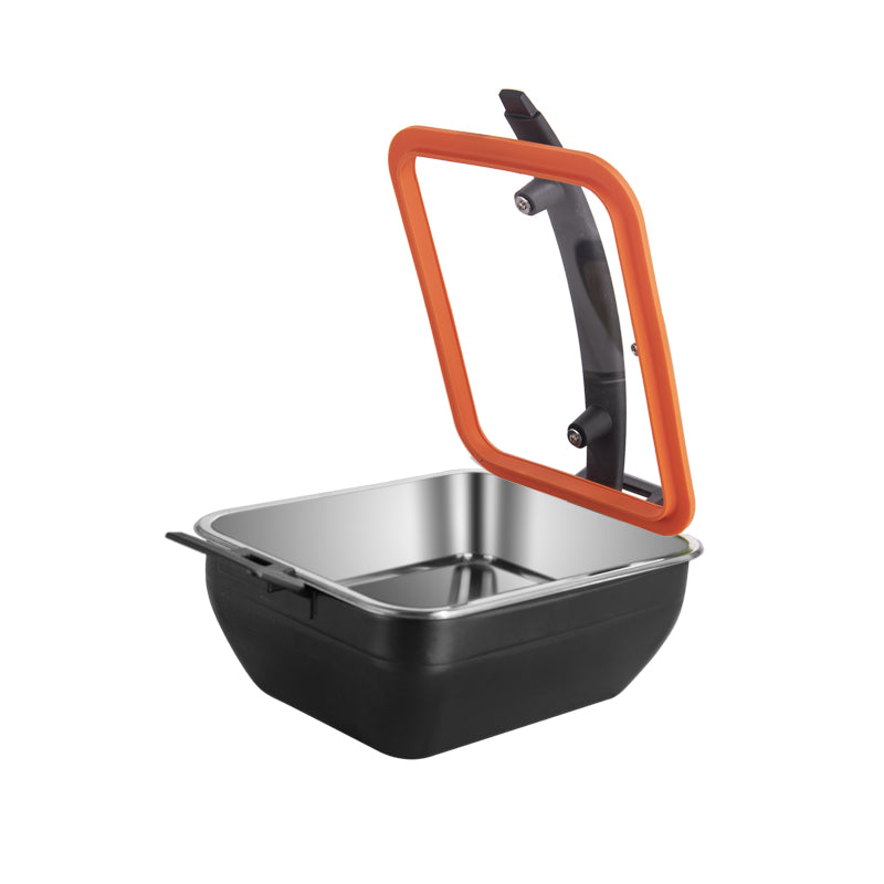 6L Insert Lid Rectangular Stainless Steel Chafing Dish for Hotel Buffet & Catering