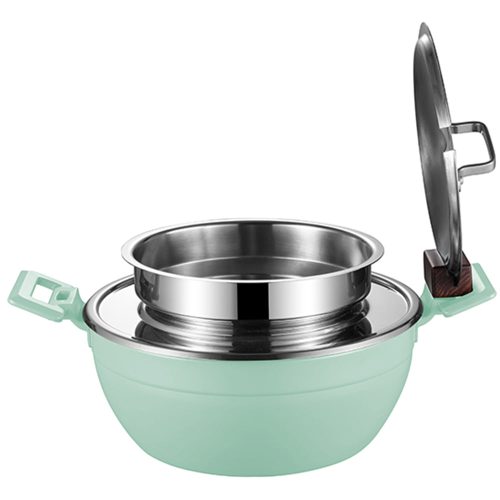 Edicel 6L Commercial Soup Warmer | Stainless Steel Electric Food Warmer for Hotel Buffet