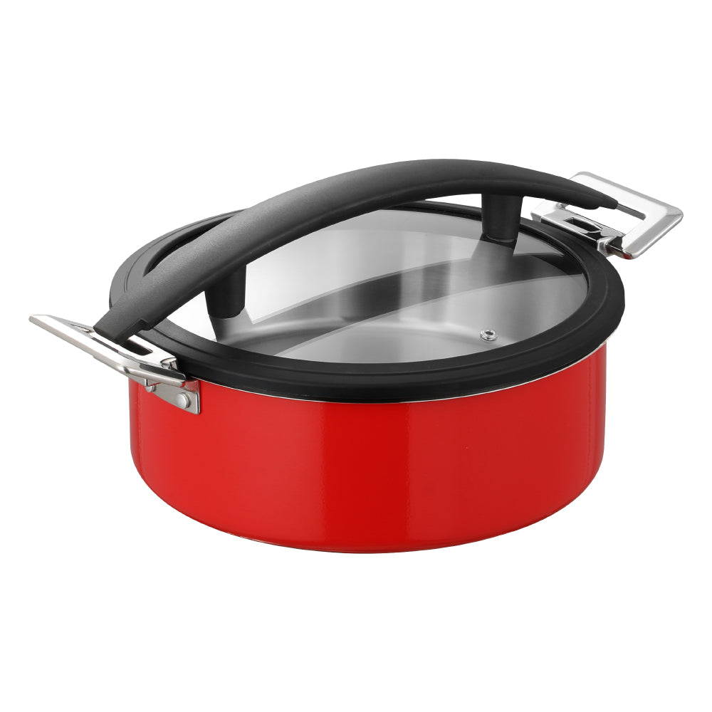 5L Insert Lid Round Stainless Steel Chafing Dish for Hotel Buffet & Catering