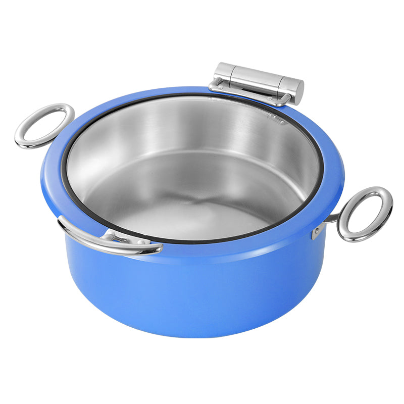 Edicel 5L Rectangular Stainless Steel Soft-close Chafing Dish | Alcohol Water Bath Food Warmer for Catering (Copy)