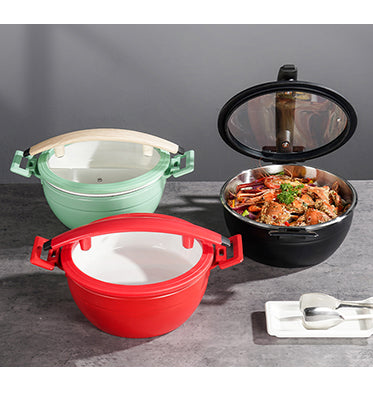 Edicel 5L Insert Lid Round Stainless Steel Chafing Dish for Hotel Buffet & Catering