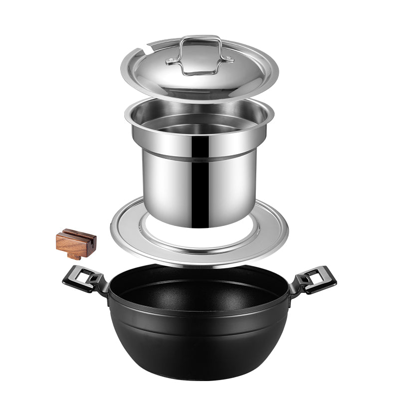 Edicel 6L Commercial Soup Warmer | Stainless Steel Electric Food Warmer for Hotel Buffet