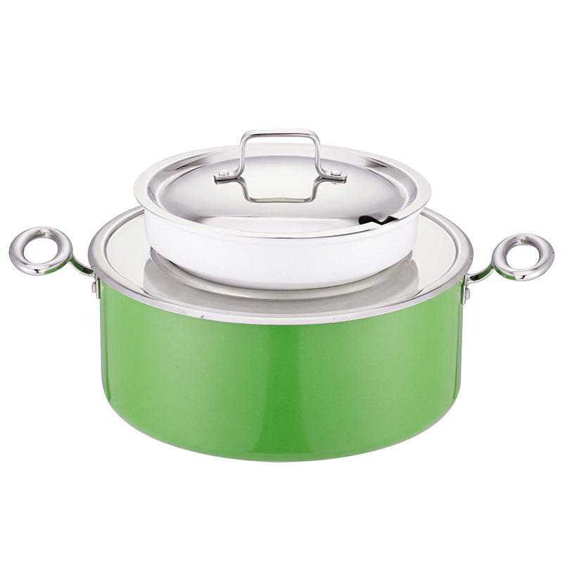 Edicel 6L Commercial Soup Warmer | Stainless Steel Electric Food Warmer for Hotel Buffet