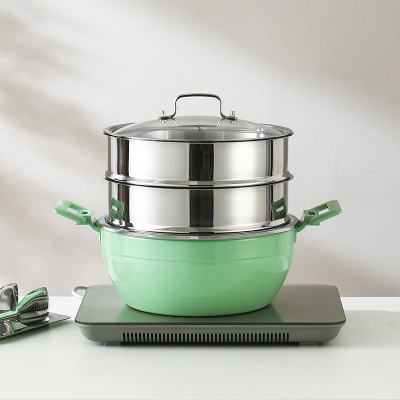 Commercial Food Steamer | 304 Stainless Steel Buffet Steamer for Catering & Serving
