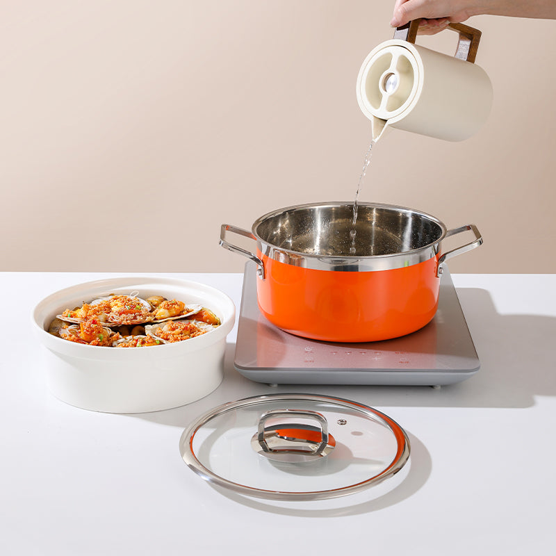 Round Stainless Steel Chafing Dish  | Hotel Buffet Food Warmer