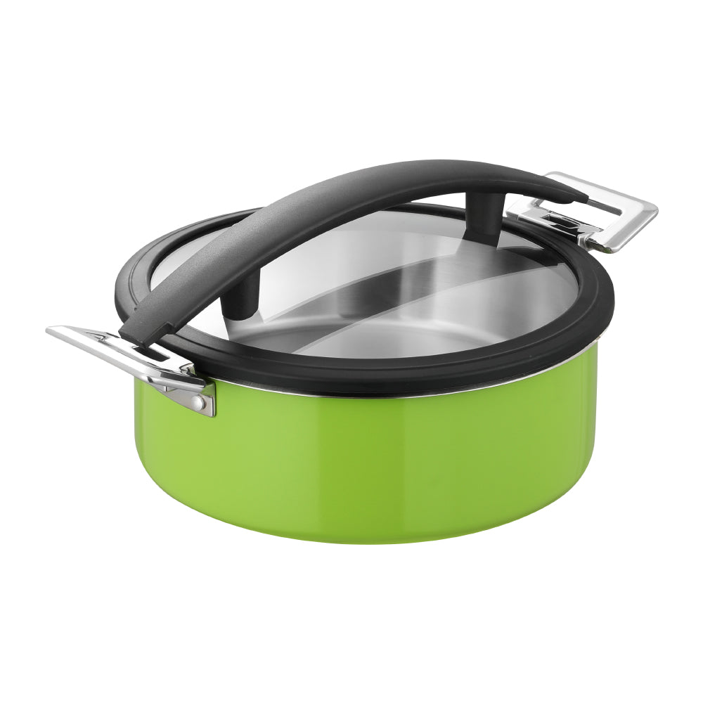5L Insert Lid Round Stainless Steel Chafing Dish for Hotel Buffet & Catering