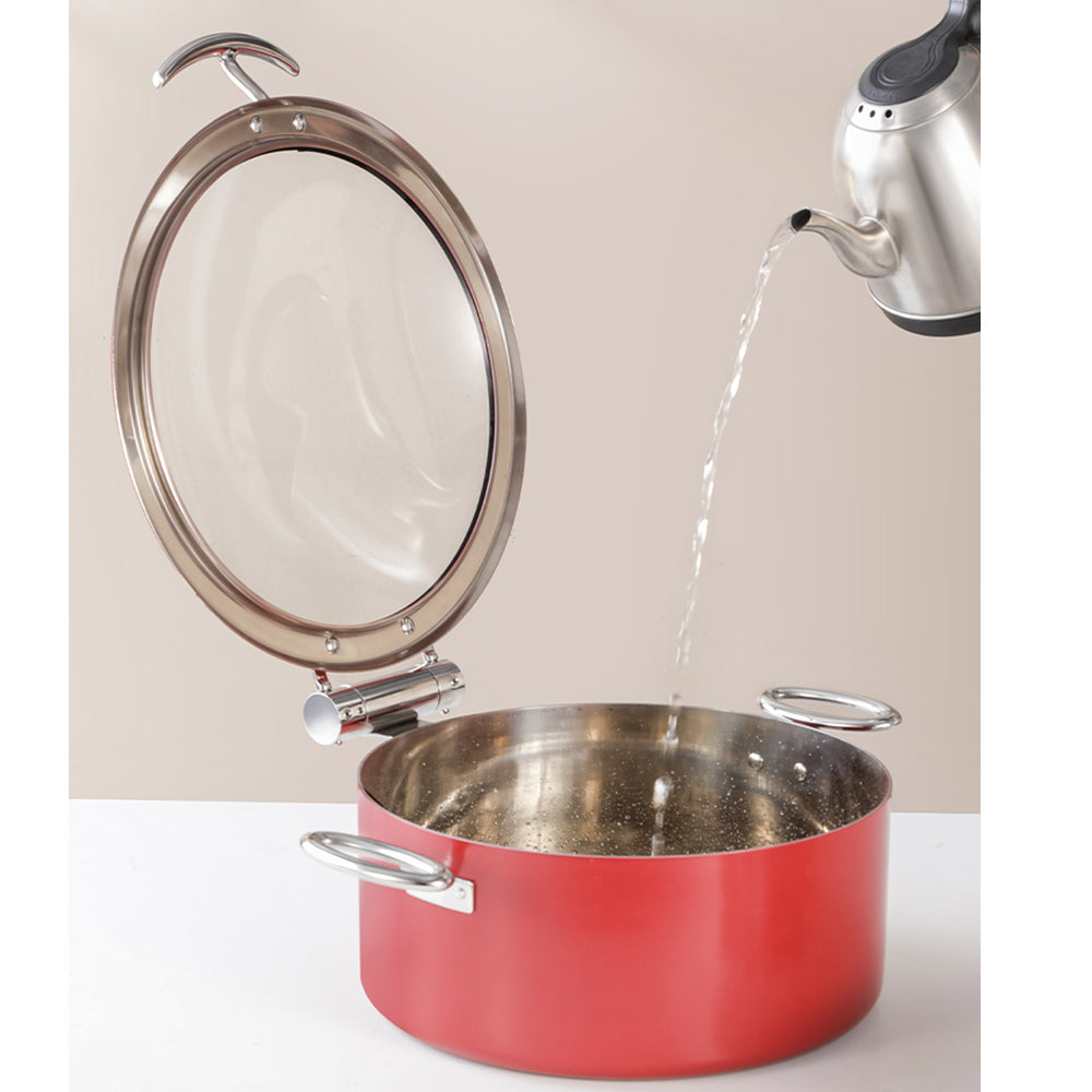 Edicel 5L Rectangular Stainless Steel Soft-close Chafing Dish | Alcohol Water Bath Food Warmer for Catering (Copy)