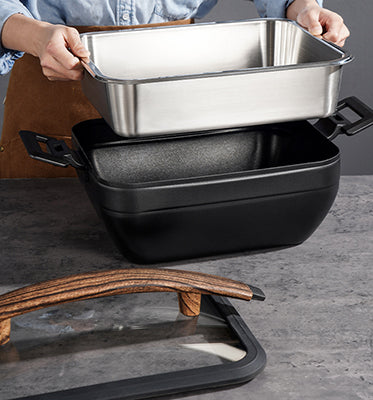 Edicel 5L Insert Lid Round Stainless Steel Chafing Dish for Hotel Buffet & Catering