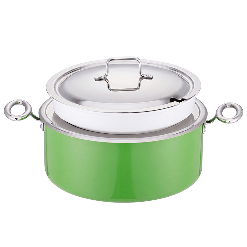Edicel 6L Commercial Soup Warmer | Stainless Steel Electric Food Warmer for Hotel Buffet