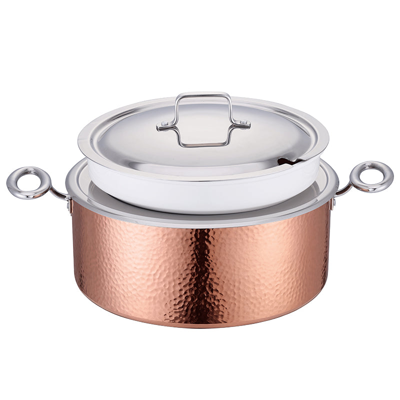 Edicel 6L Commercial Soup Warmer | Stainless Steel Electric Food Warmer for Hotel Buffet