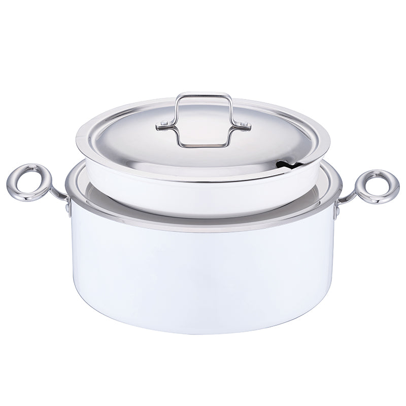 Edicel 6L Commercial Soup Warmer | Stainless Steel Electric Food Warmer for Hotel Buffet
