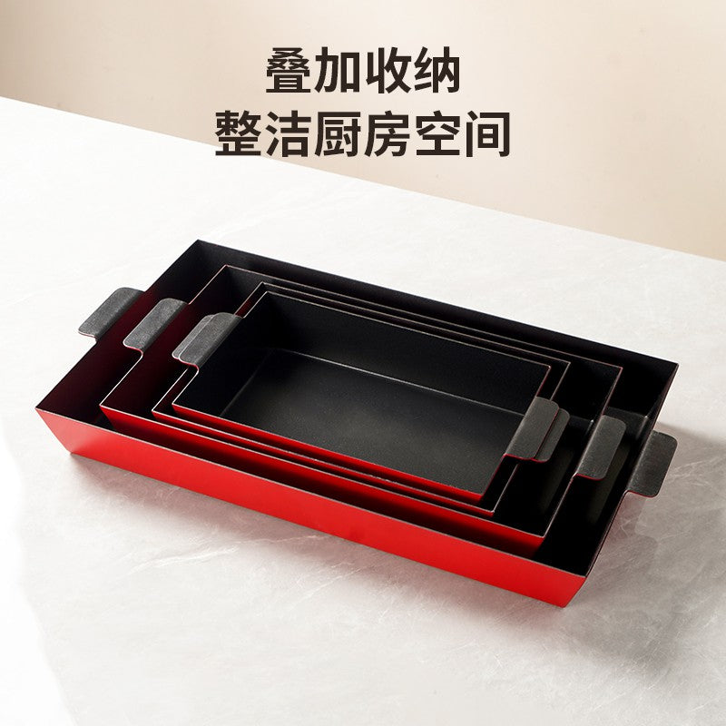 Rectangular Stainless Steel Buffet Food Pan for Hotel Banquet Catering