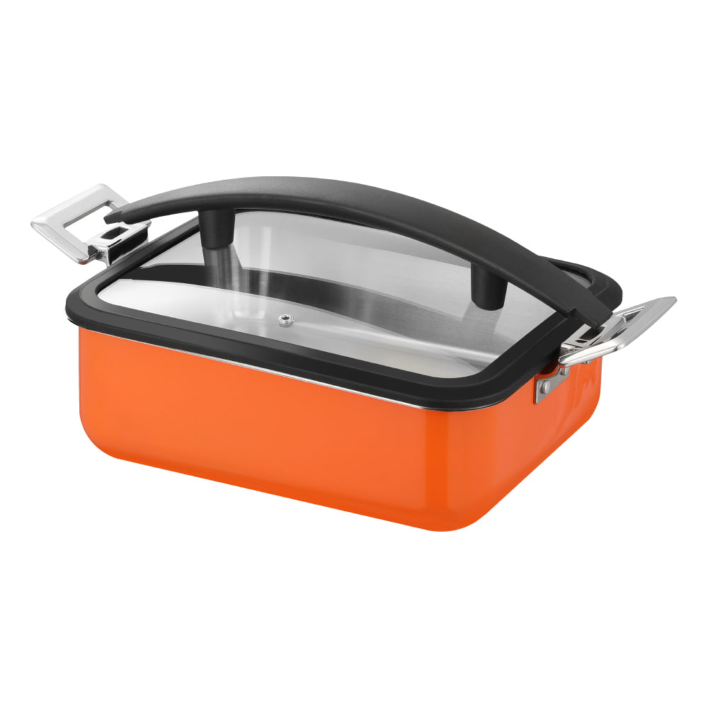 5L Insert Lid Round Stainless Steel Chafing Dish for Hotel Buffet & Catering
