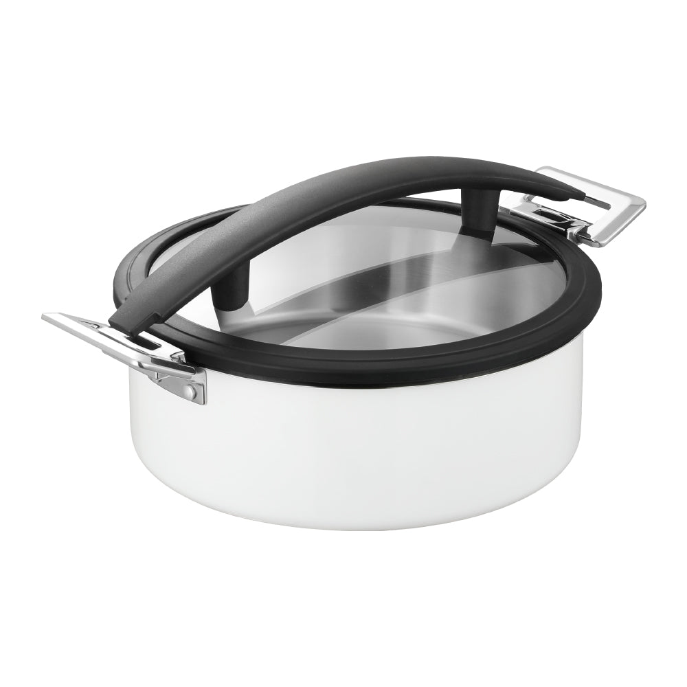 5L Insert Lid Round Stainless Steel Chafing Dish for Hotel Buffet & Catering