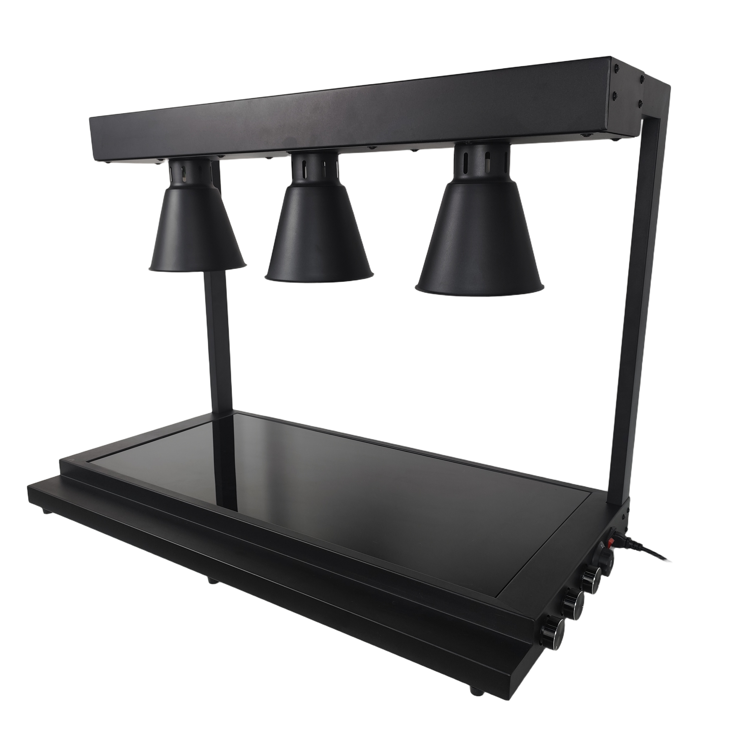 Dual Head Infrared Heat Lamp Station | Buffet & Catering Warming
