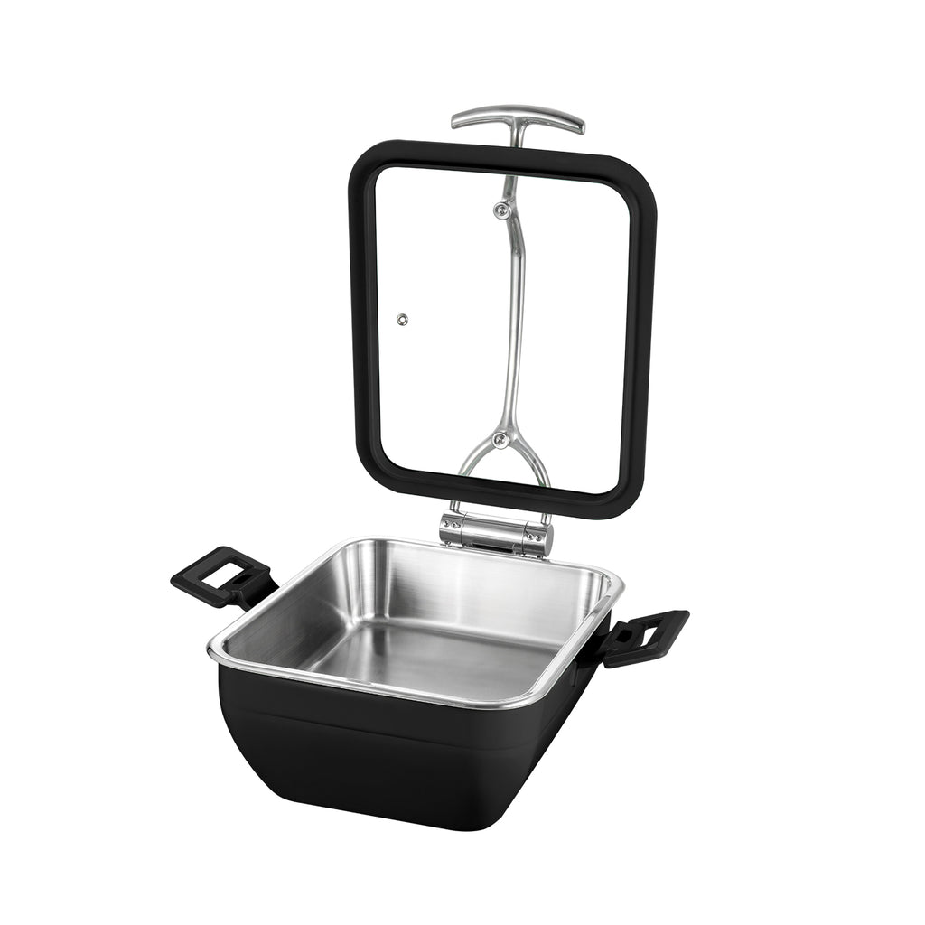 Edicel  6L Rectangular Multi-Position Stay-Open Lid Chafing Dish for Hotel Buffet Serving (Copy)
