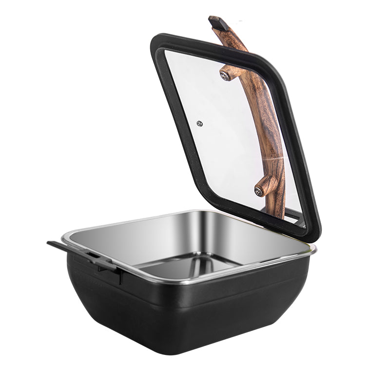 Edicel 5L Insert Lid Round Stainless Steel Chafing Dish for Hotel Buffet & Catering