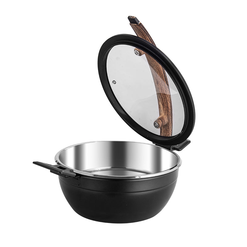 Edicel 5L Insert Lid Round Stainless Steel Chafing Dish for Hotel Buffet & Catering