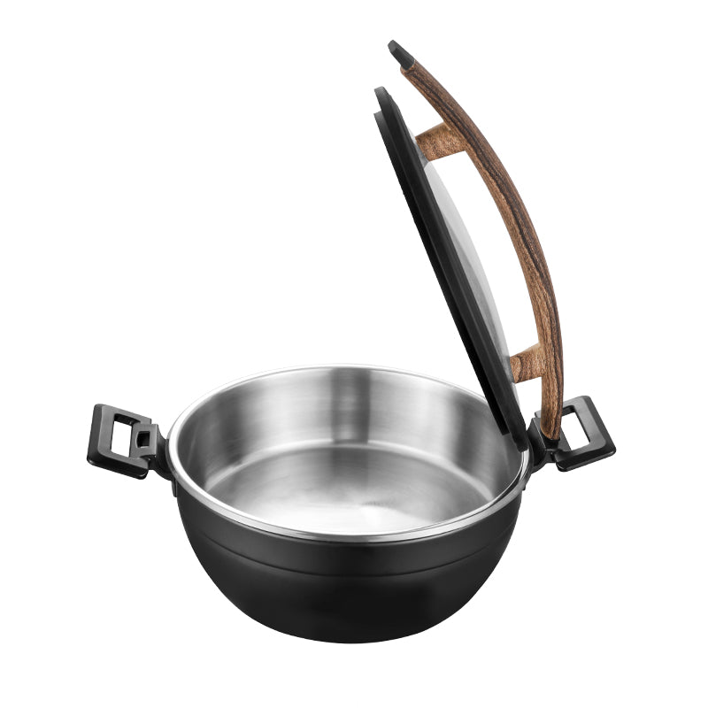 Edicel 5L Insert Lid Round Stainless Steel Chafing Dish for Hotel Buffet & Catering